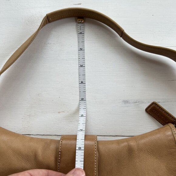 Coach Tan Leather Shoulder Bag - Picture 16 of 16